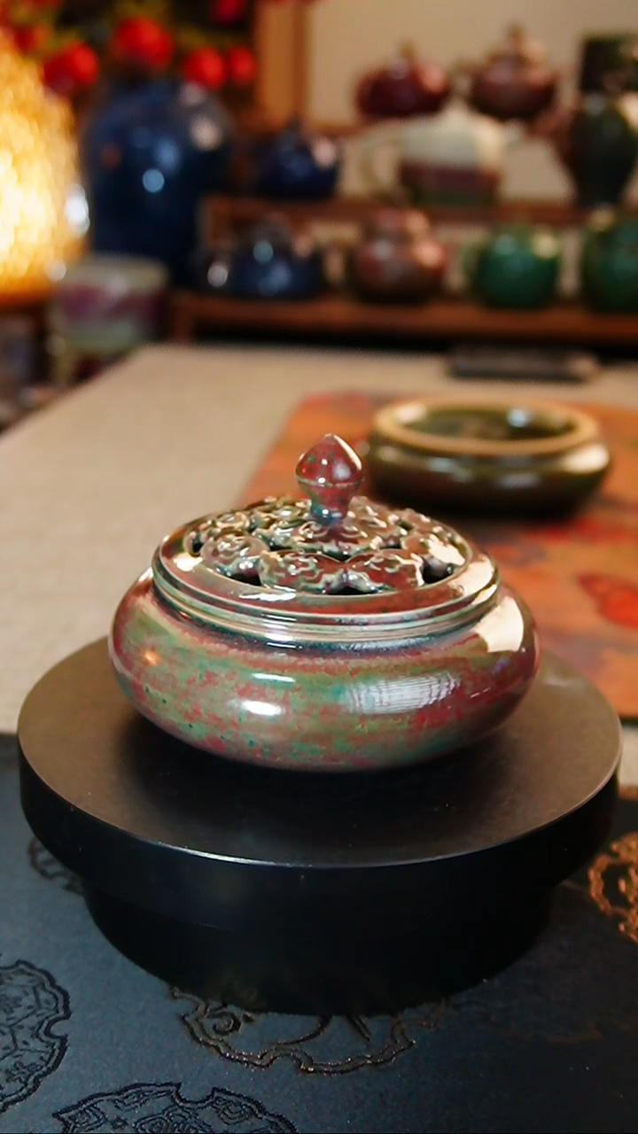 【闪购商品】瓷片423  香炉