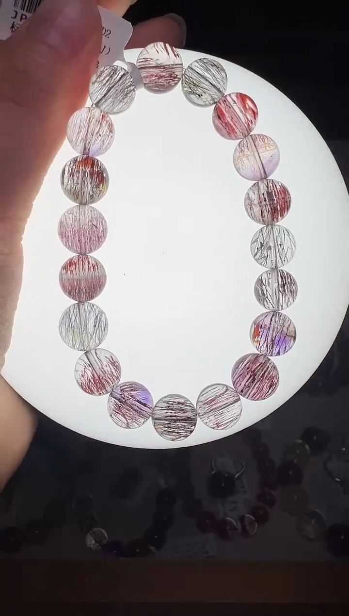 未镶嵌手串水晶仙女超七手串10mm+ JP55868 