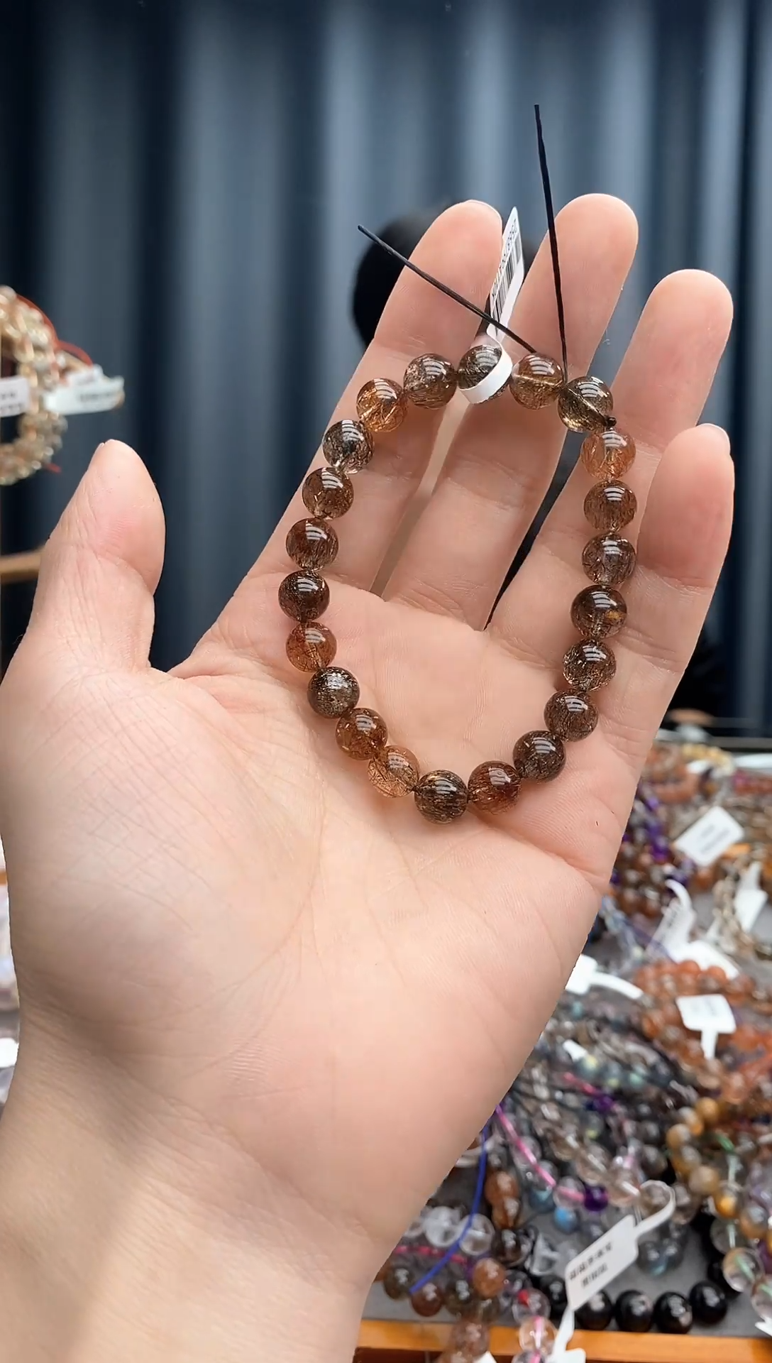 【闪购商品】水晶手链未镶嵌黑金超