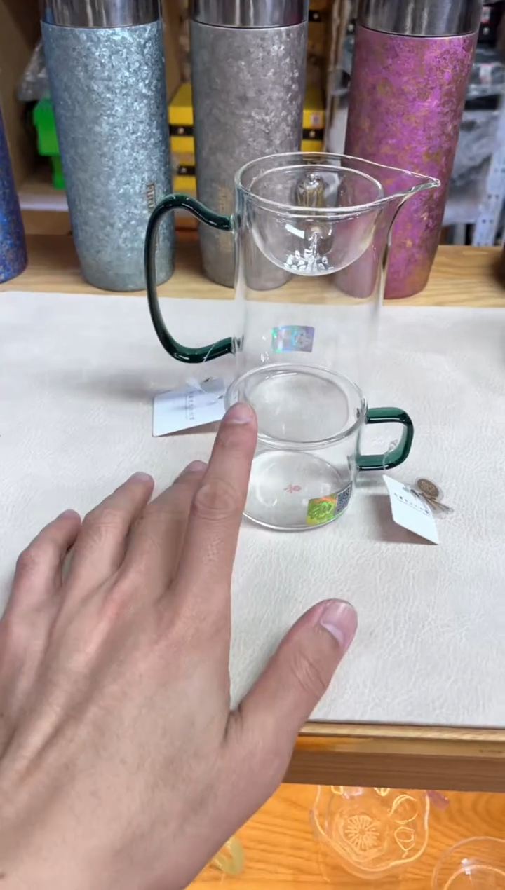 禾器/沁润茶海/墨绿+清禾杯墨绿色一只