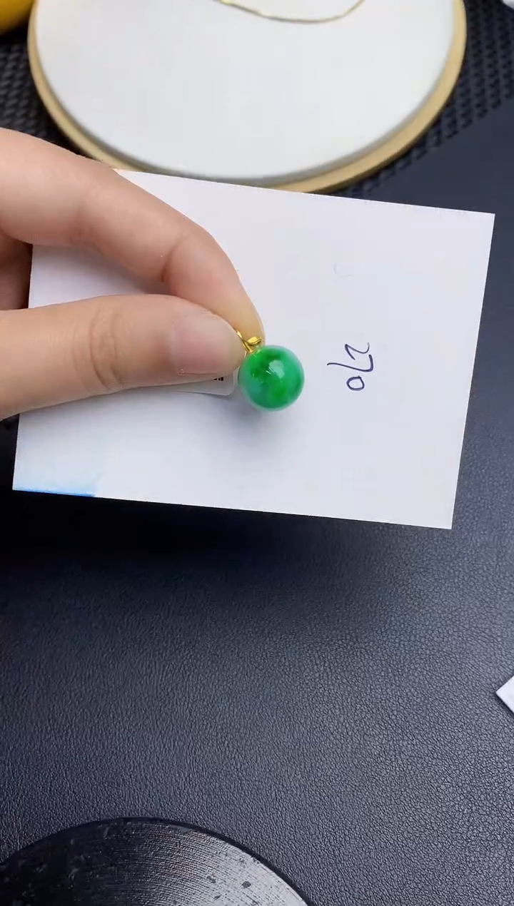 【闪购商品】翡翠颈饰18K金镶嵌000000000