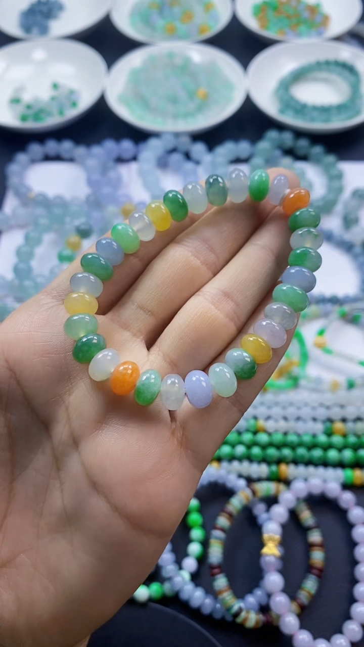 【闪购商品】翡翠散珠天然翡翠A货