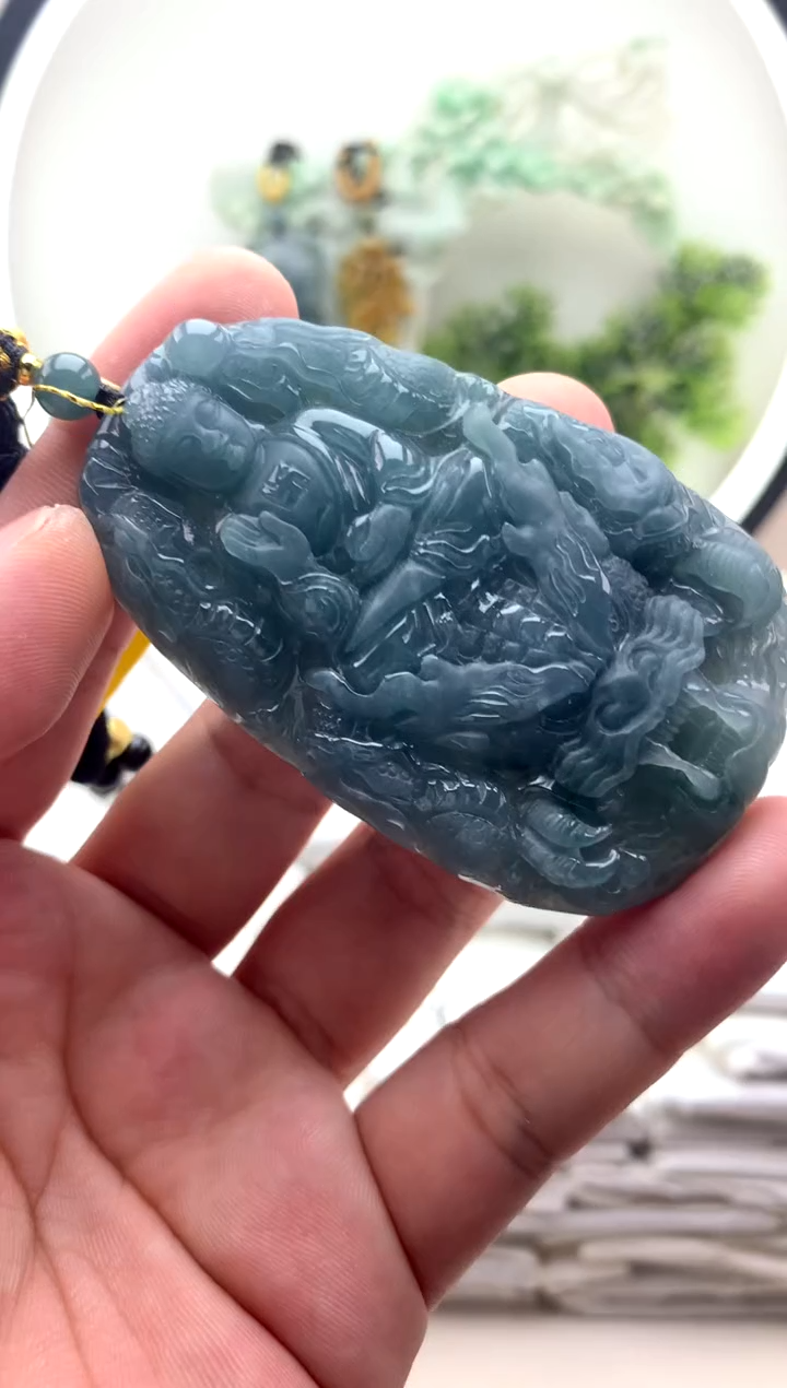 颈饰未镶嵌翡翠阿弥陀佛