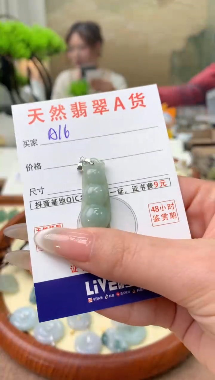 【闪购商品】翡翠颈饰未镶嵌天然A货翡翠挂件