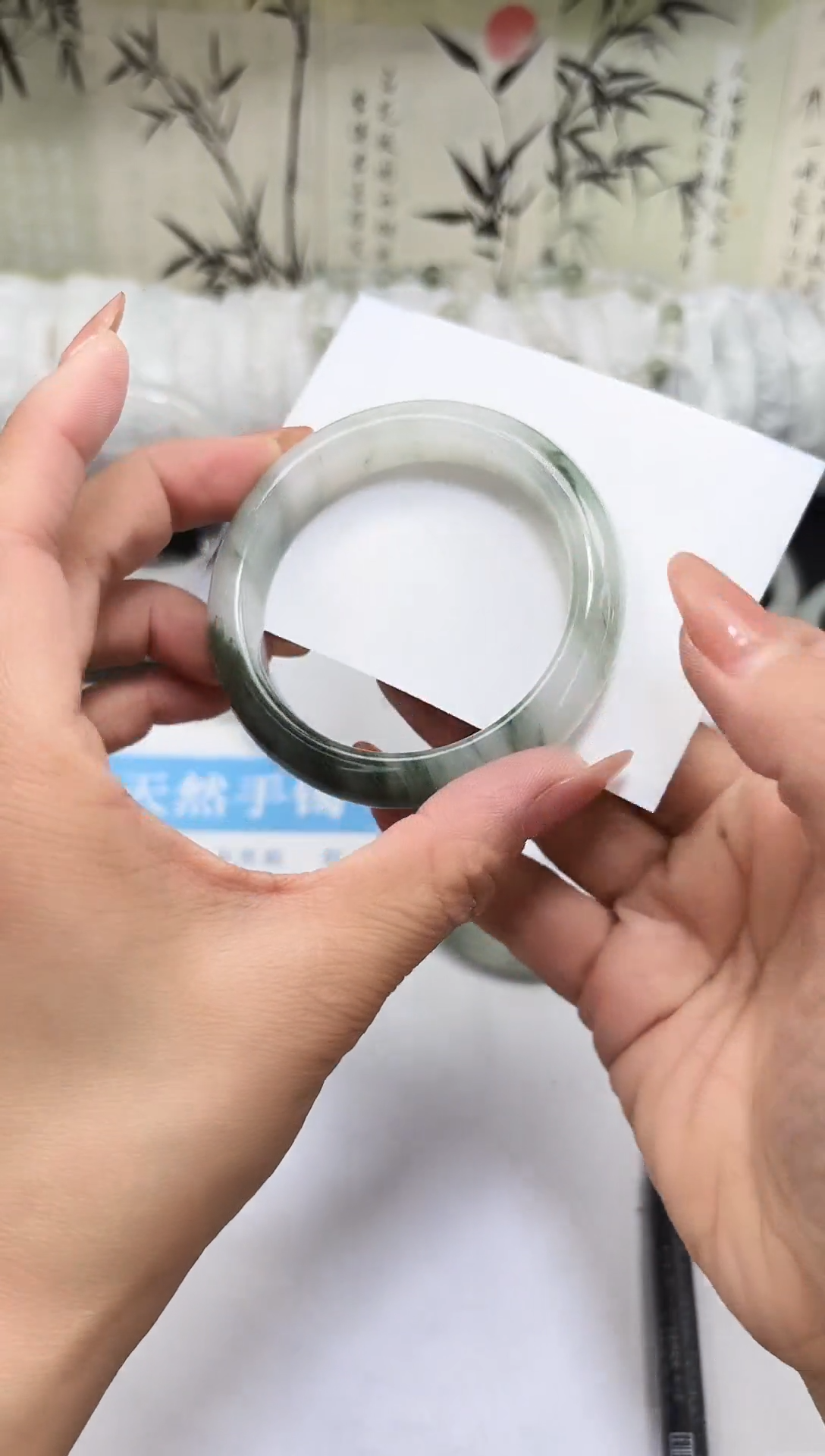 未镶嵌手镯石英质玉A159-53/54/55