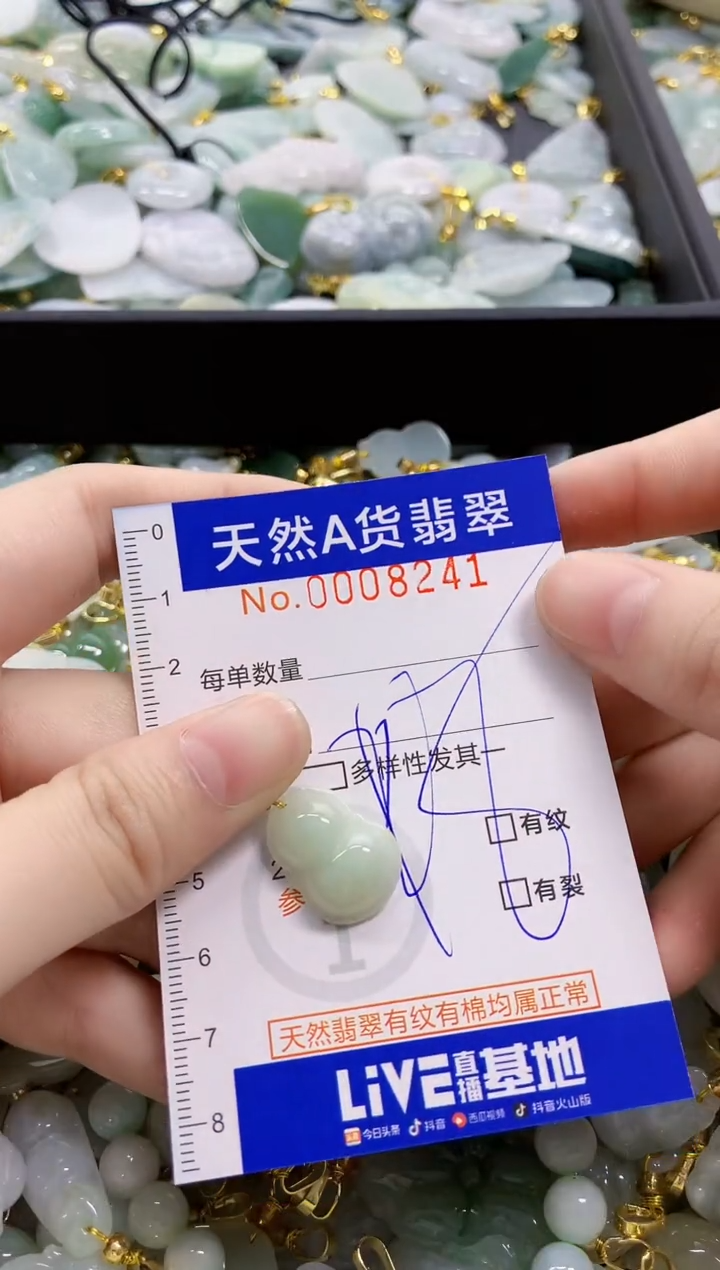 颈饰未镶嵌翡翠天然A货翡翠