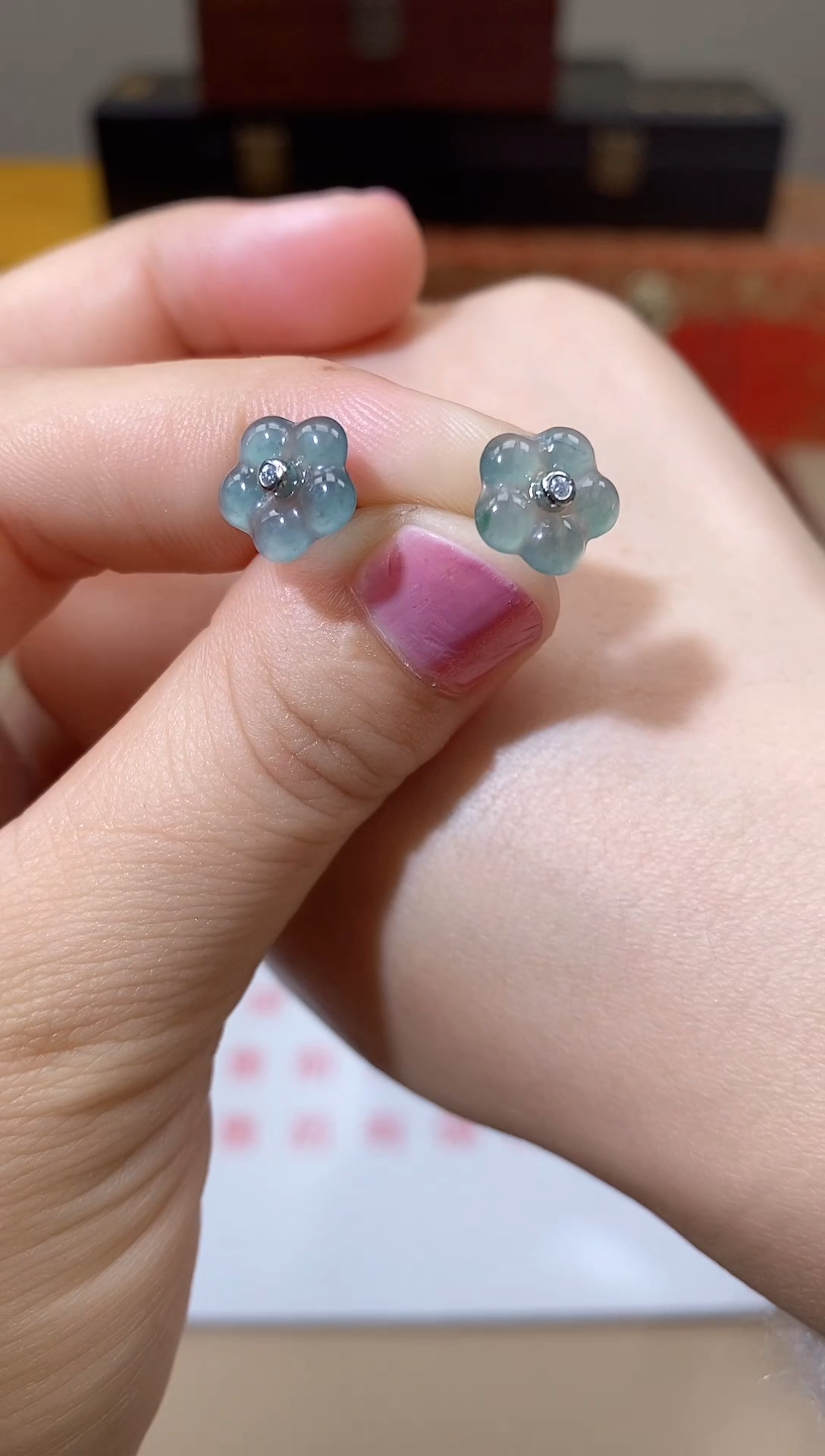 【闪购商品】翡翠耳饰合金天然A货翡翠（多样性发货）