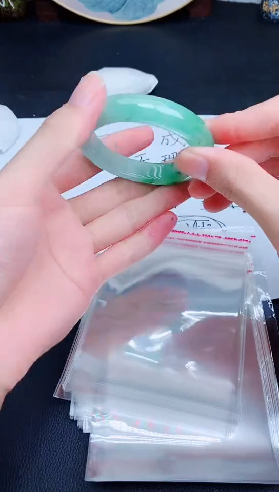 翡翠手镯未镶嵌G337所见即所得