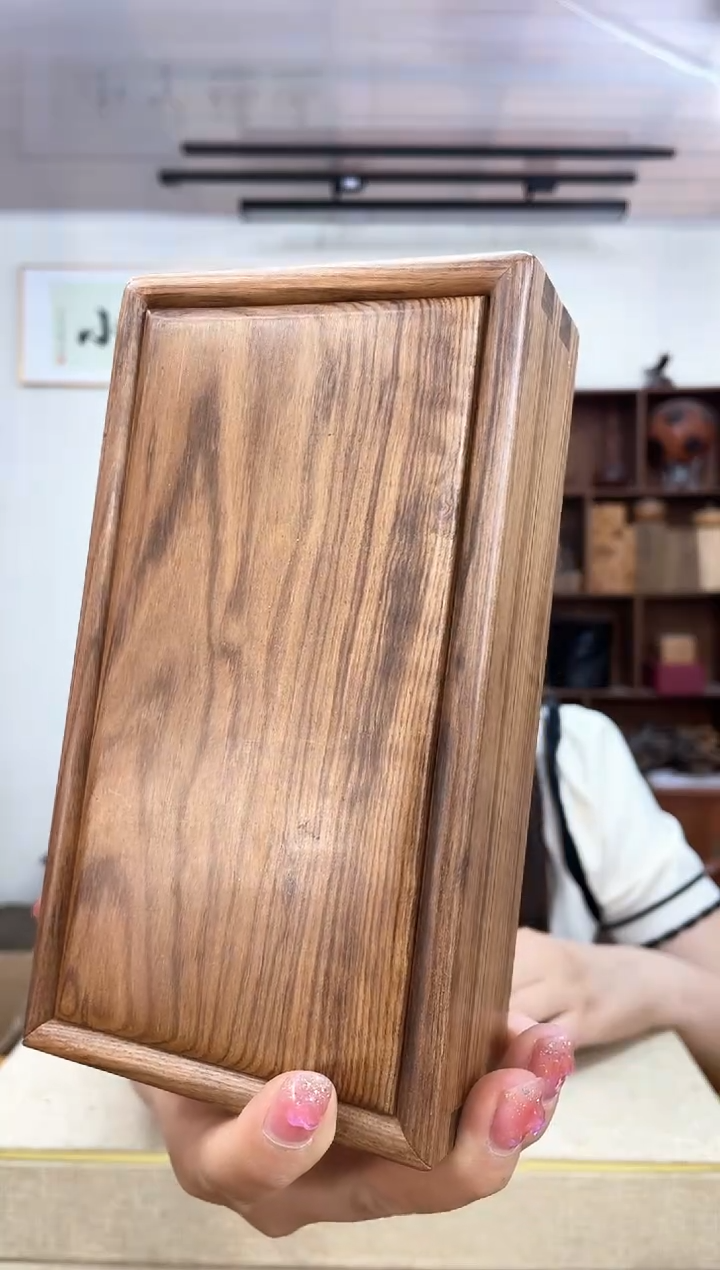 乌木类端景台748印尼檀香盒子木木