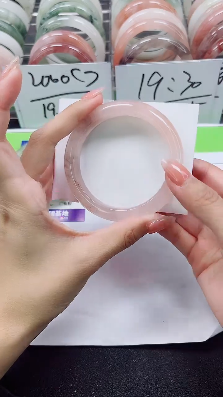 【闪购商品】石英质玉手镯合金A51-58/59