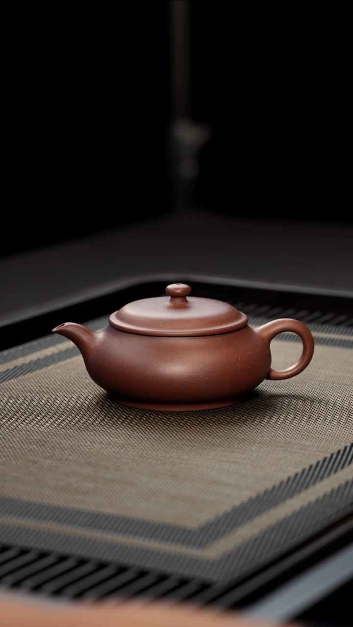 茶壶紫砂全手工紫泥明炉