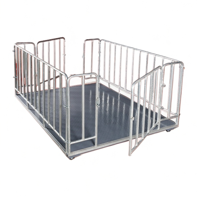 带围栏称猪称牛适用畜牧业养殖场0 - 3吨小型电子地磅秤