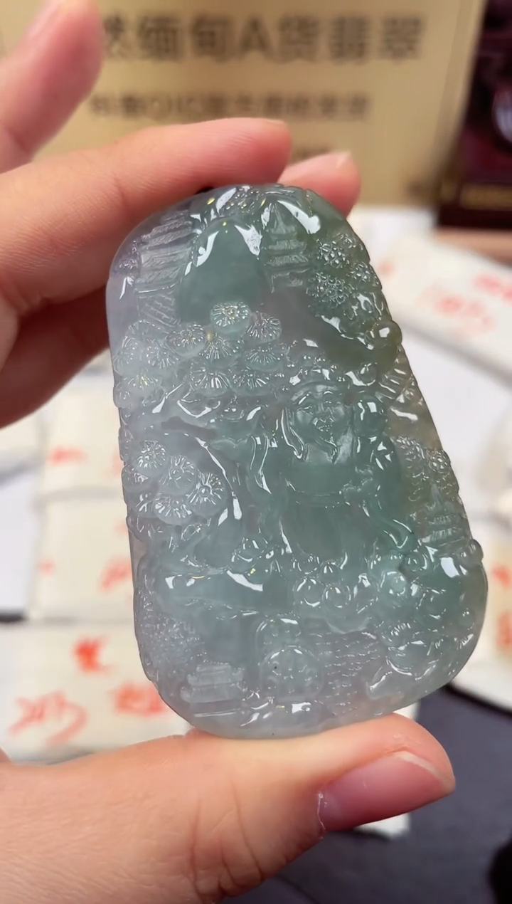 【闪购商品】翡翠颈饰未镶嵌天然缅甸翡翠A货