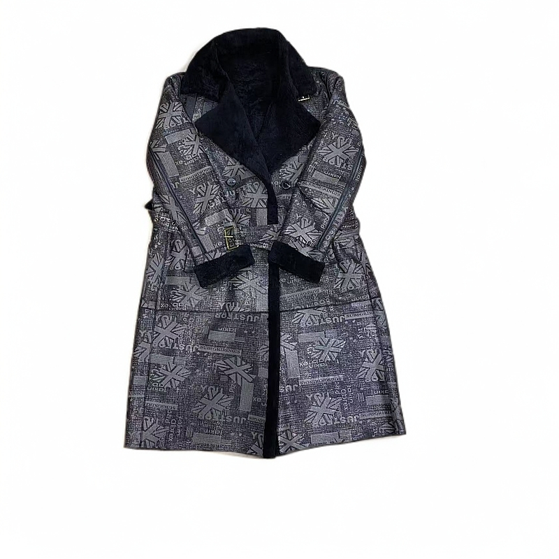 冬款男款皮毛一体外套明星同款长款大皮毛一体风衣真皮气质男士