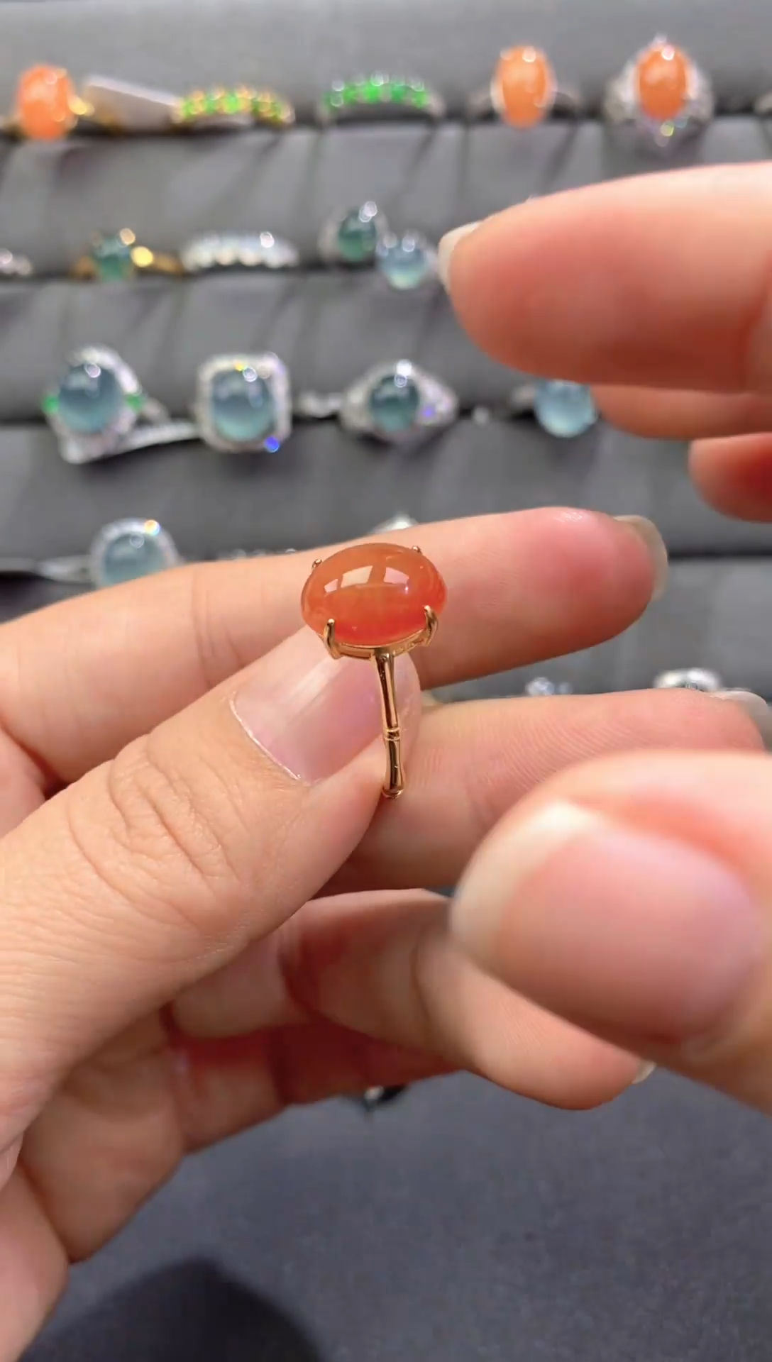 未镶嵌戒指翡翠翡翠A货