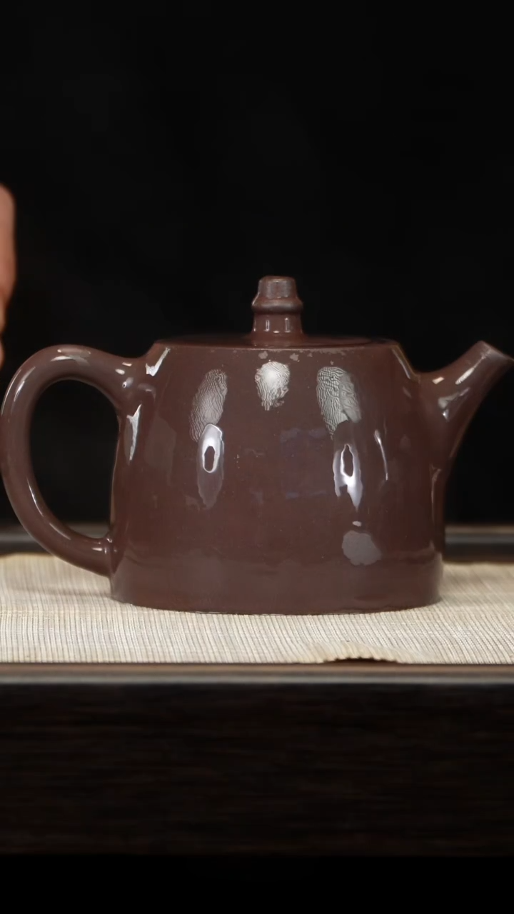 茶壶紫砂四底汉铎