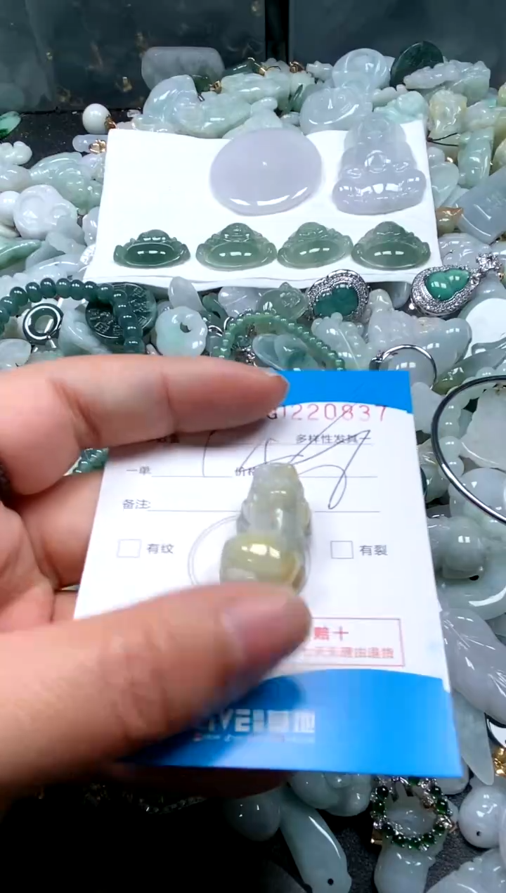 【闪购商品】翡翠颈饰未镶嵌闪购商品0220837