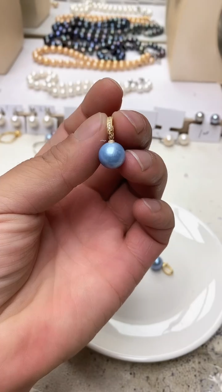 淡水珍珠未镶嵌颈饰1