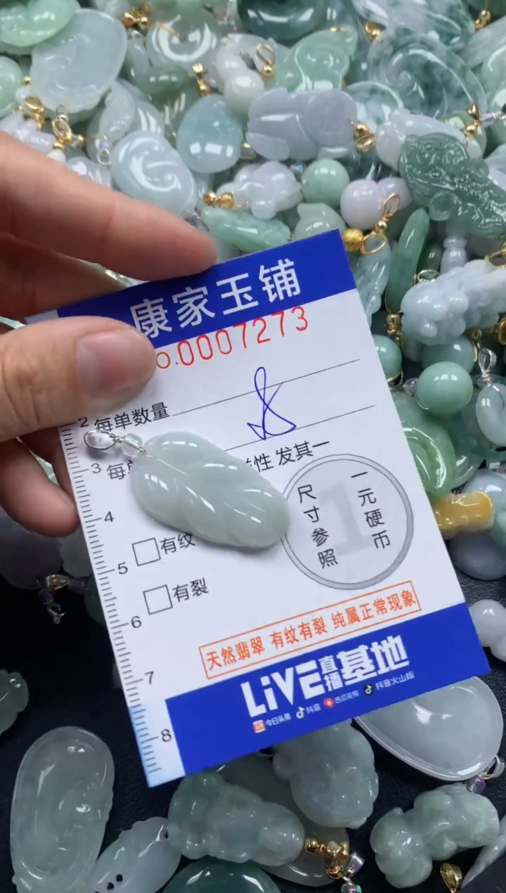 颈饰未镶嵌翡翠7273