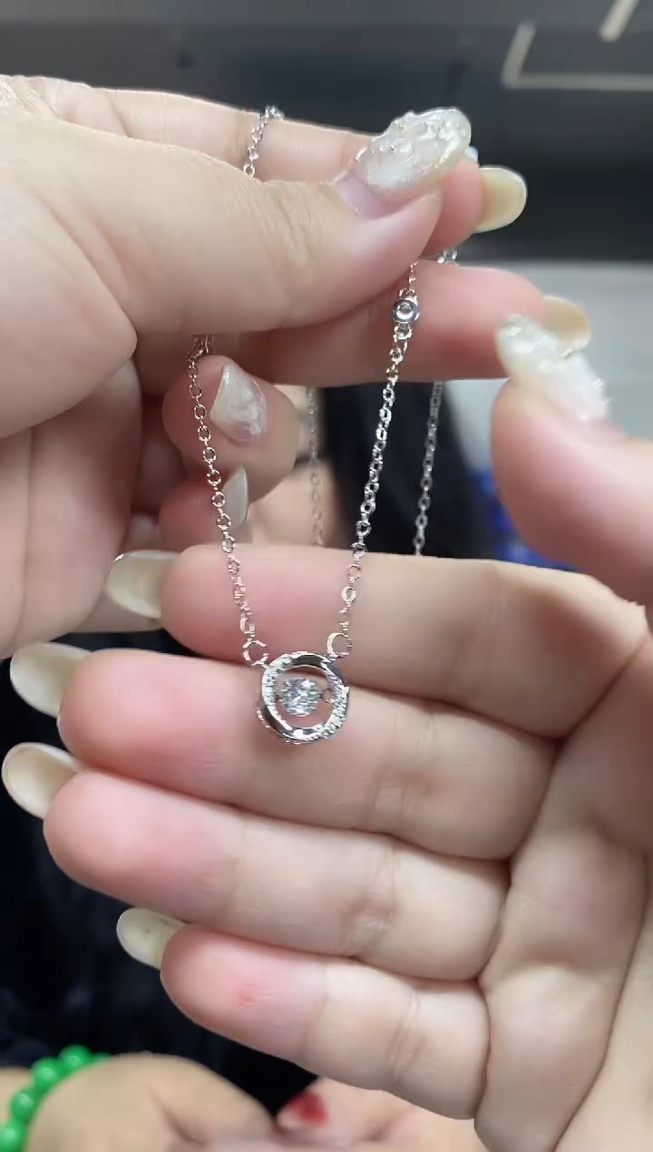 【闪购商品】锆石项链未镶嵌多样性发其一颜色微差