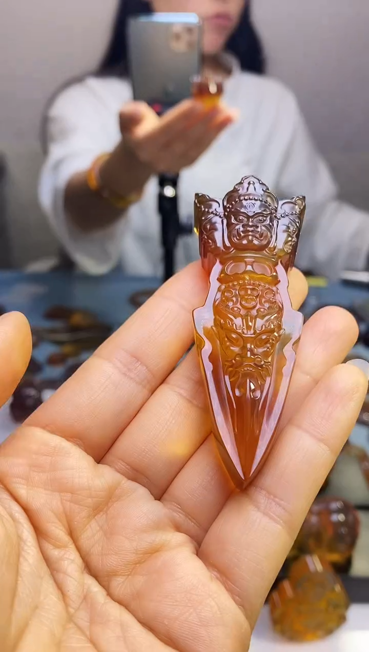 【闪购商品】琥珀颈饰未镶嵌SN6-112（金刚杵）