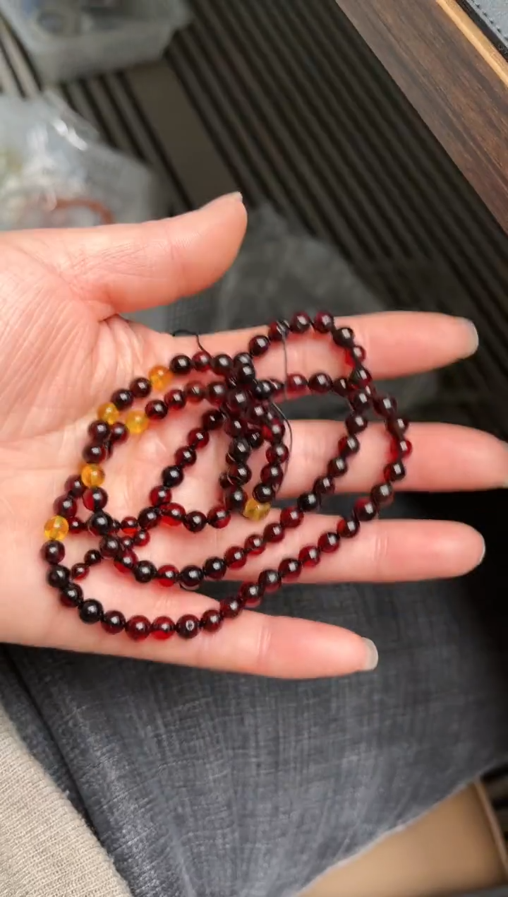 【闪购商品】血珀项链未镶嵌项链M-12