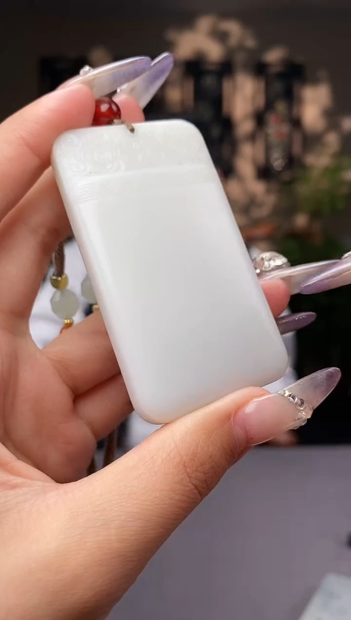 和田玉未镶嵌颈饰C092