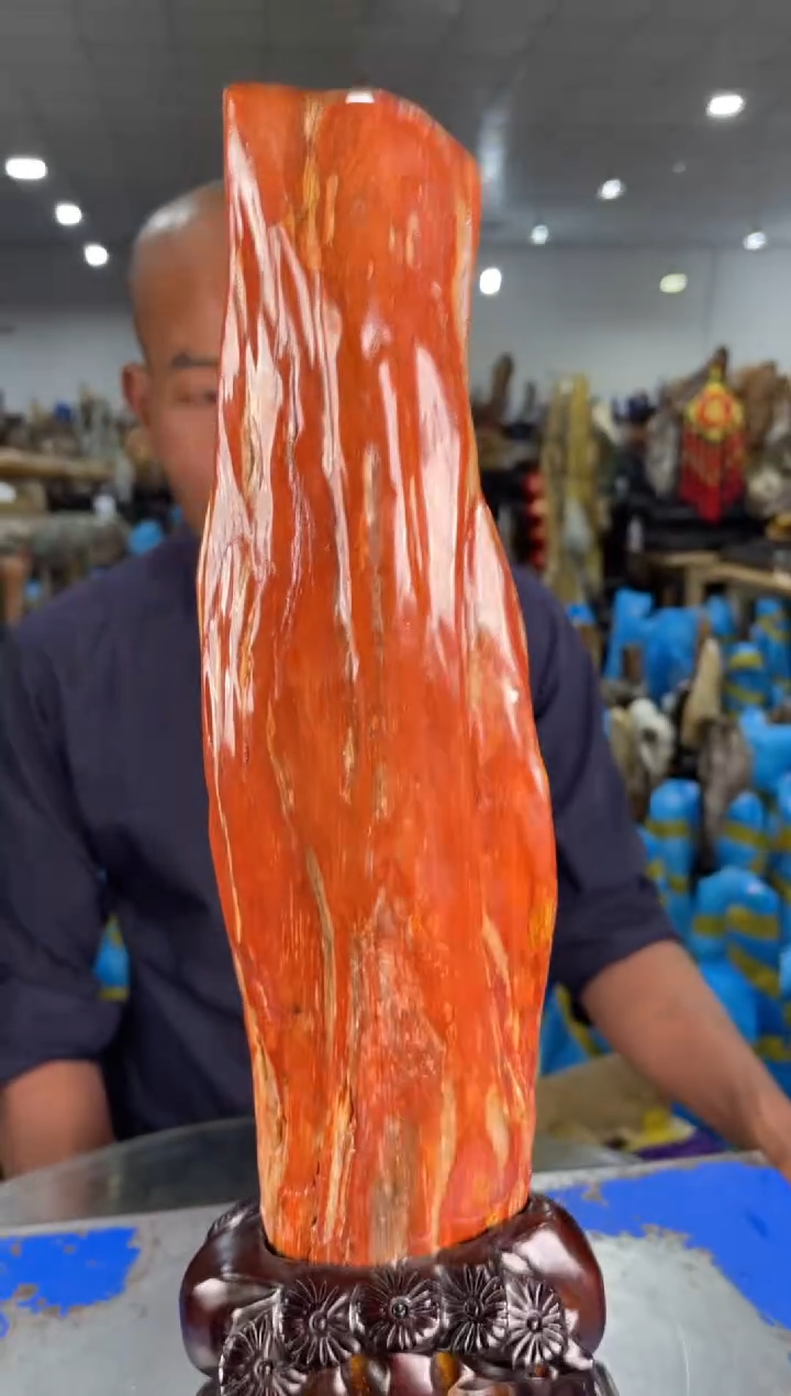 【闪购商品】硅化玉摆件未镶嵌75