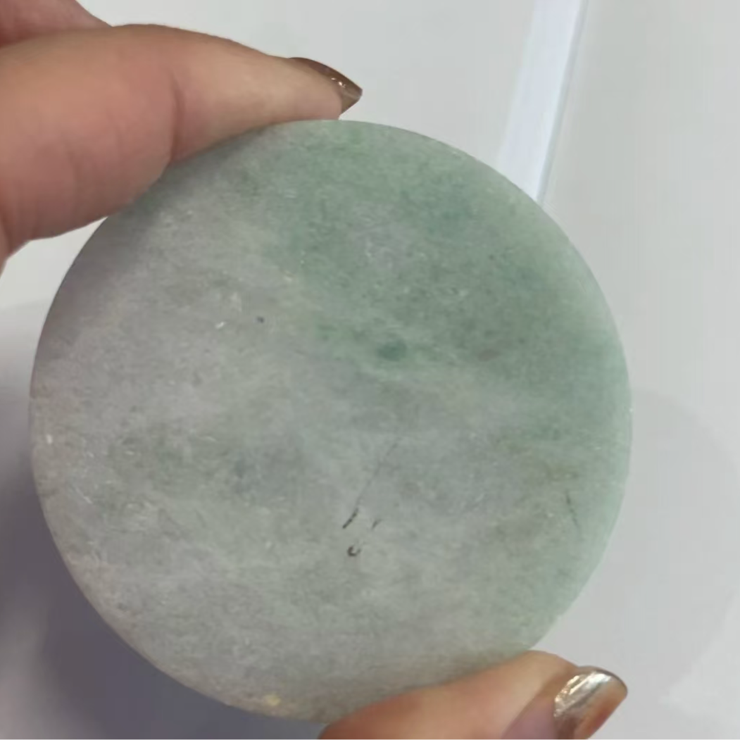 天然翡翠平安扣定制加工拍一发一