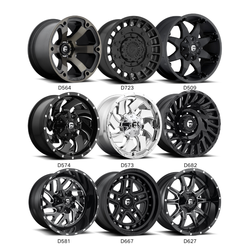 FUEL越野轮毂改装17/18/20/22寸适配牧马人坦克酷路泽长城炮猛禽