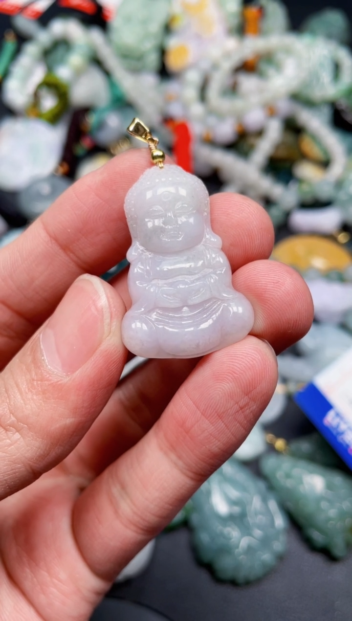 【闪购商品】翡翠颈饰未镶嵌天然翡翠a货