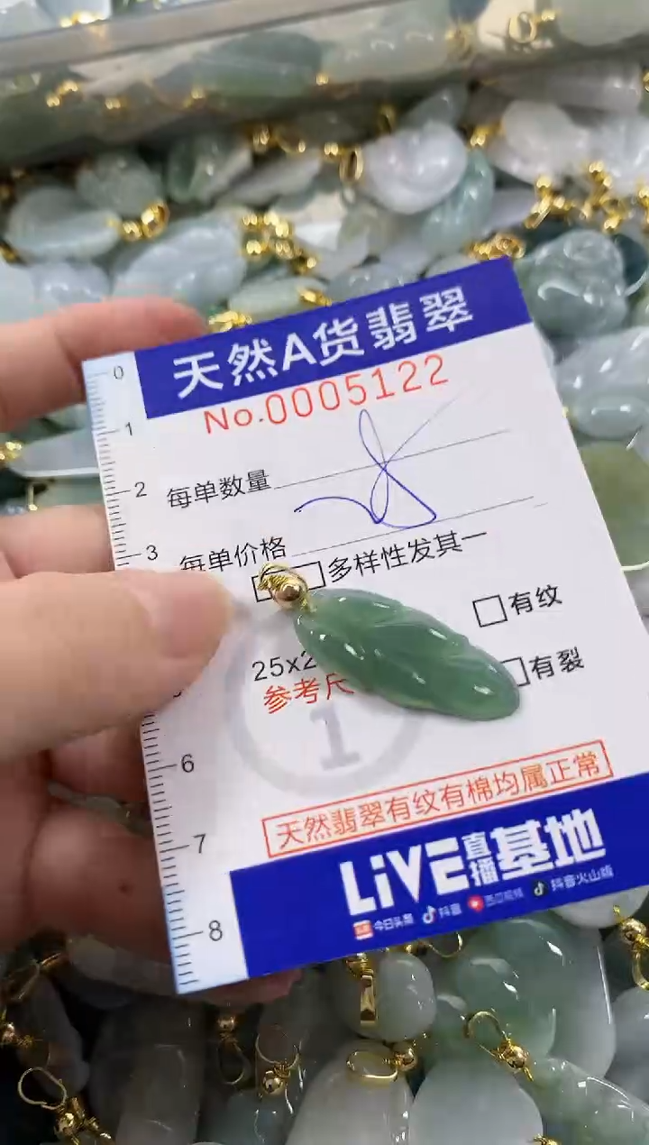 颈饰未镶嵌翡翠天然A货翡翠