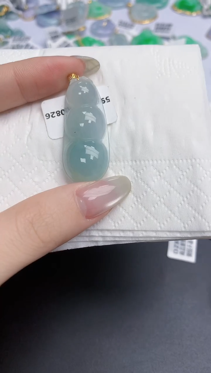 【闪购商品】翡翠颈饰18K金镶嵌多样性发其一
