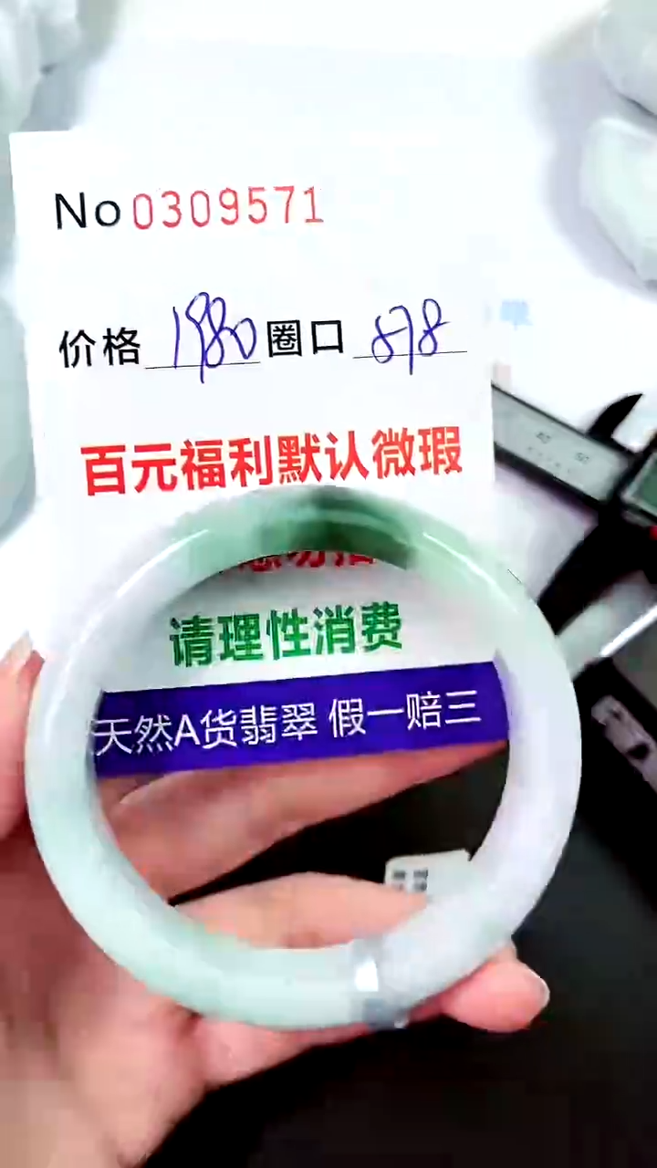 【闪购商品】翡翠手镯未镶嵌00309571