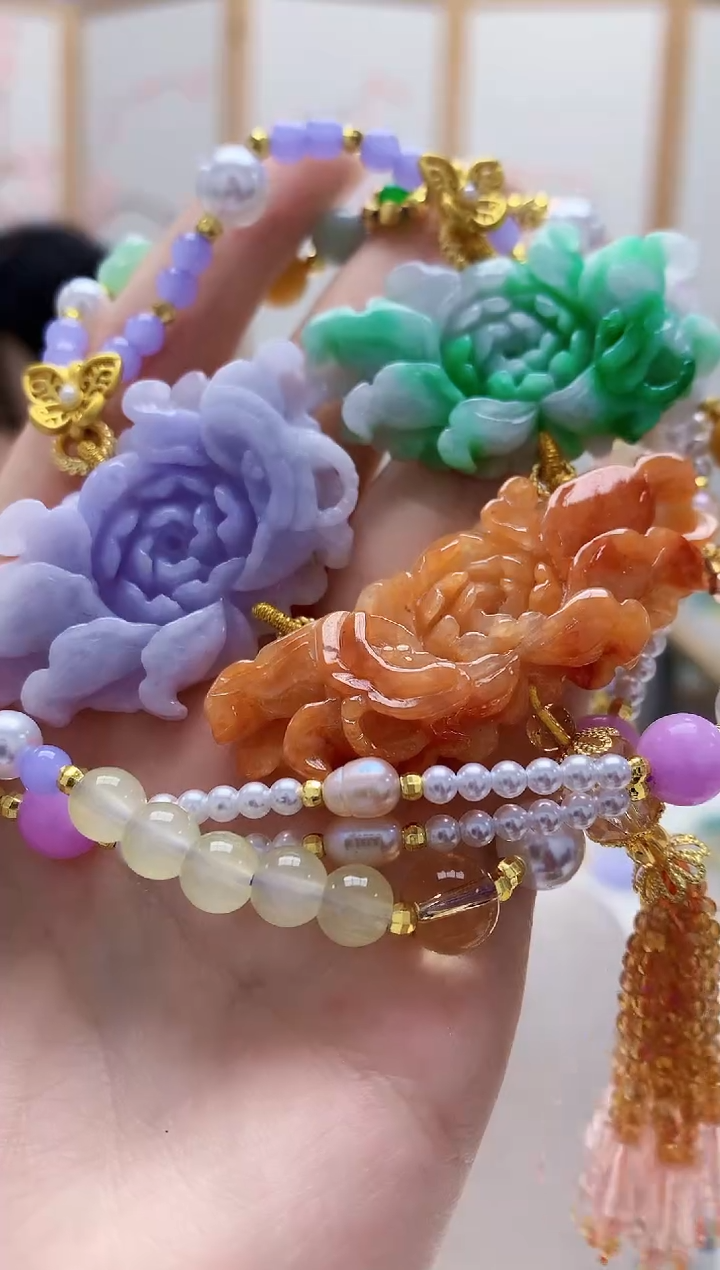 未镶嵌定制翡翠3495jw-毛货挂件22