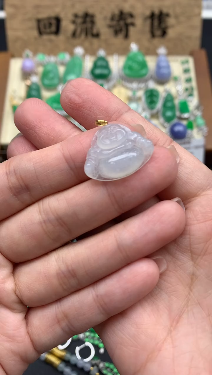 【闪购商品】翡翠颈饰18K金镶嵌89-中国好珍宝