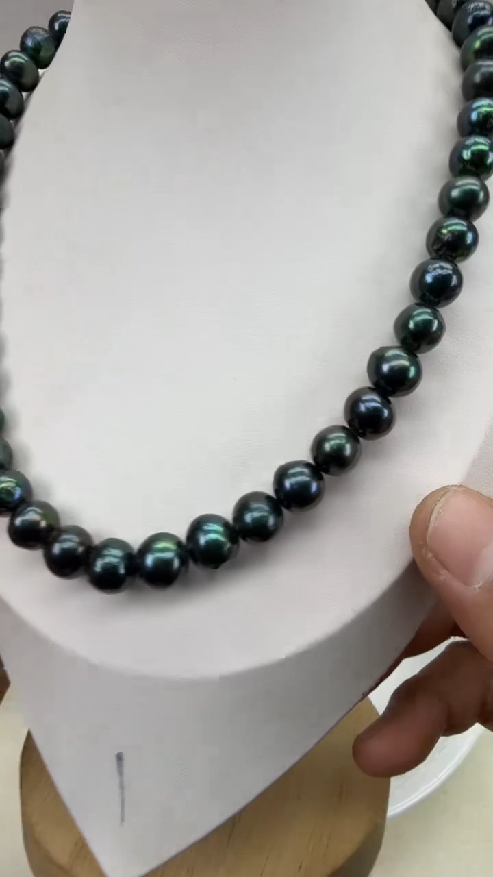 颈饰银S925镶嵌淡水珍珠1