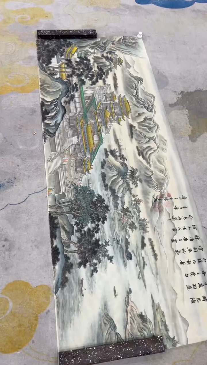 【闪购商品】国画1.25-王夫怀-六尺丝绢266