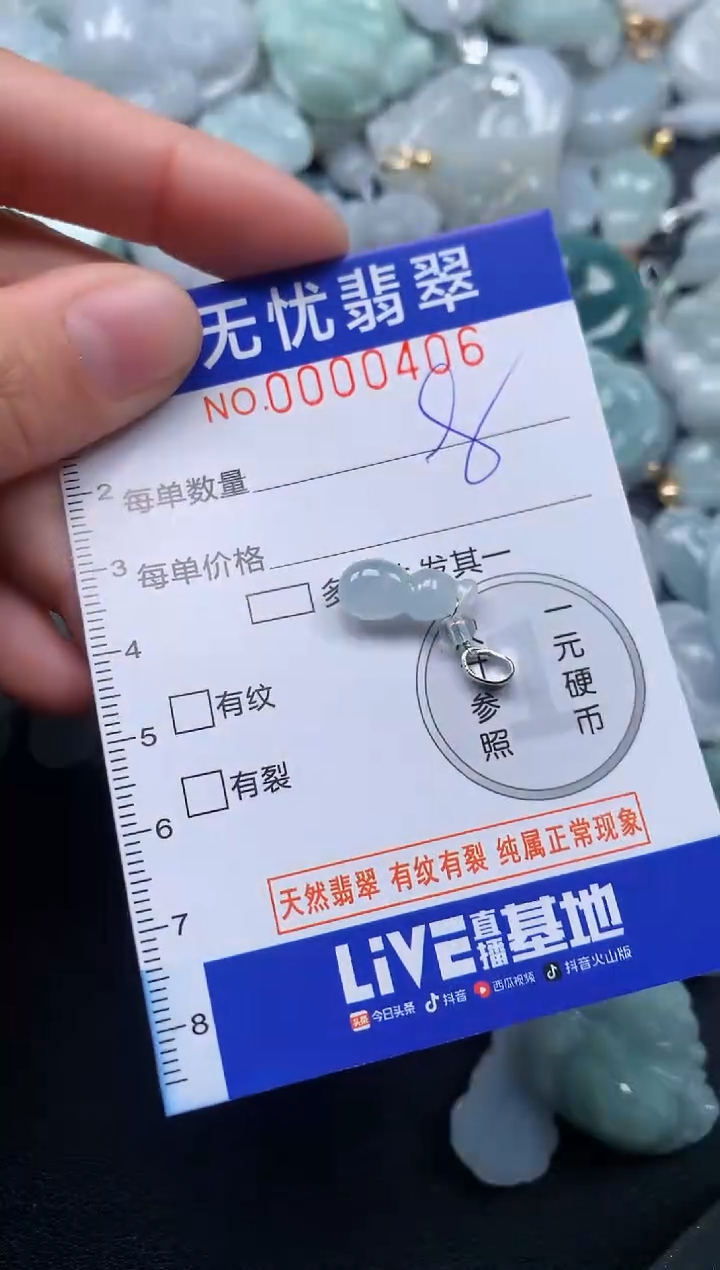 颈饰未镶嵌翡翠406