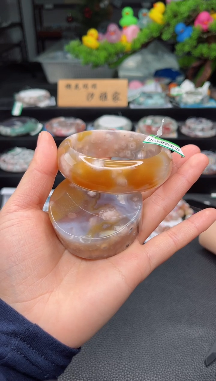 石英质玉未镶嵌手镯59圈口 （赠品镯心）6600223