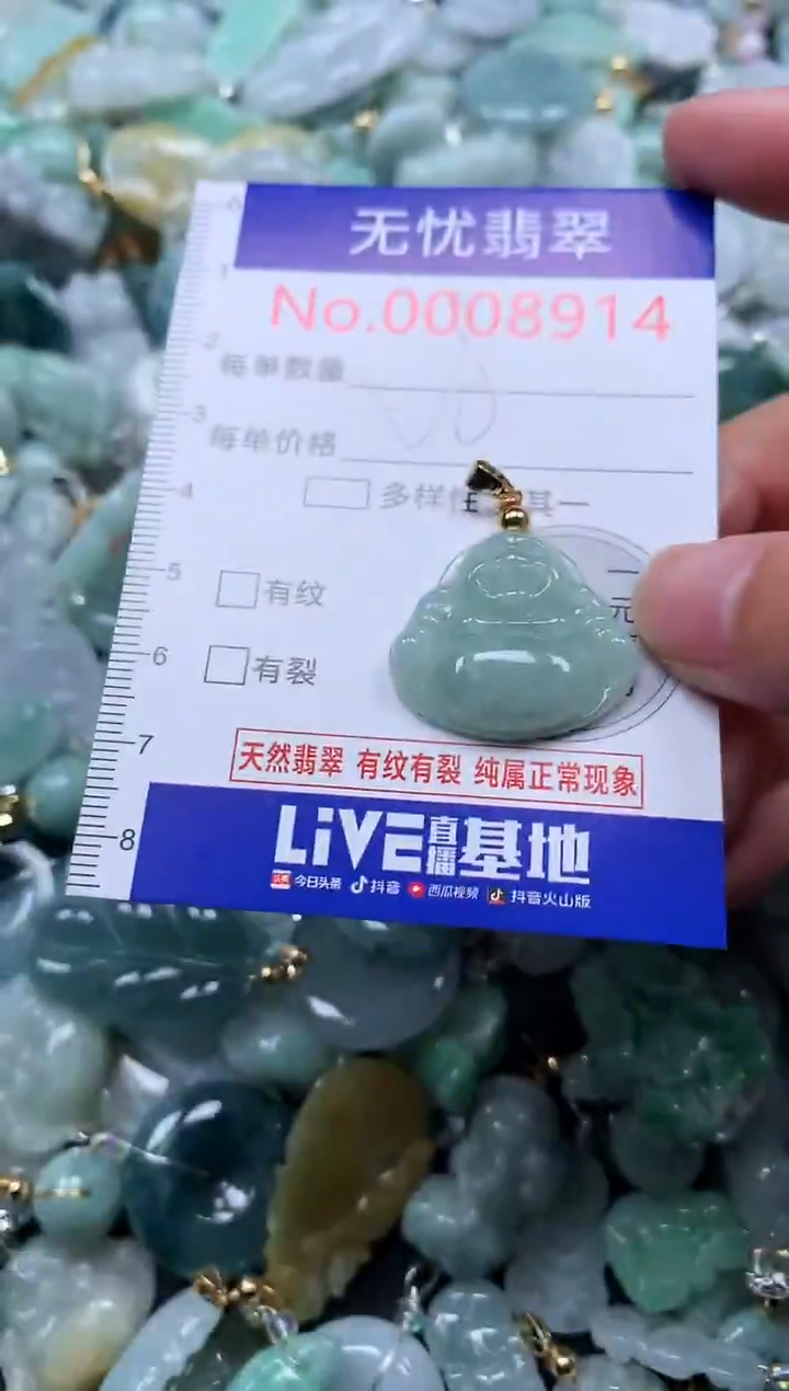 颈饰未镶嵌翡翠8914