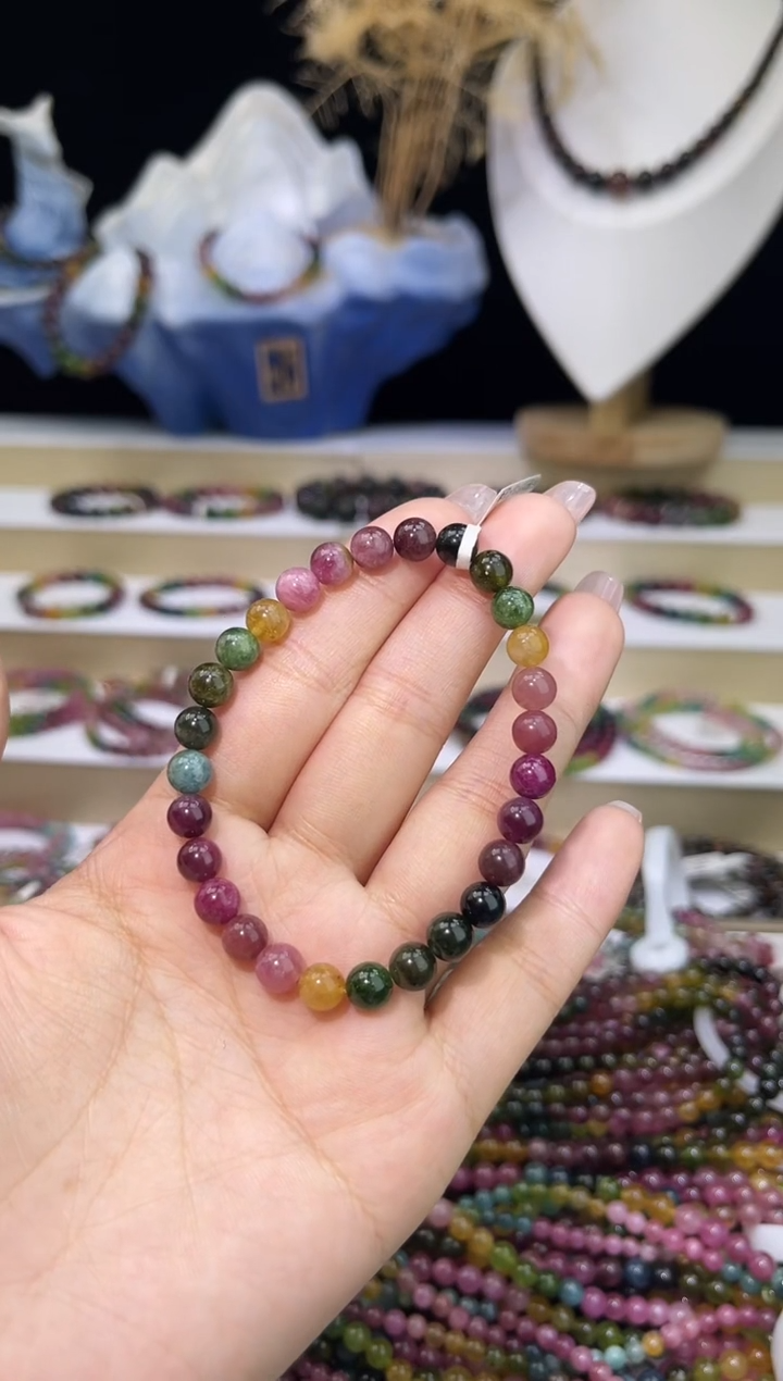 【闪购商品】碧玺/未镶嵌6mm+碧玺单圈多样性发货