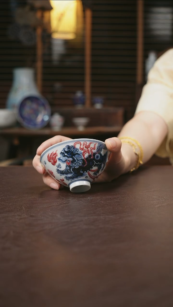 杯景德镇陶瓷杯碗柴烧多人