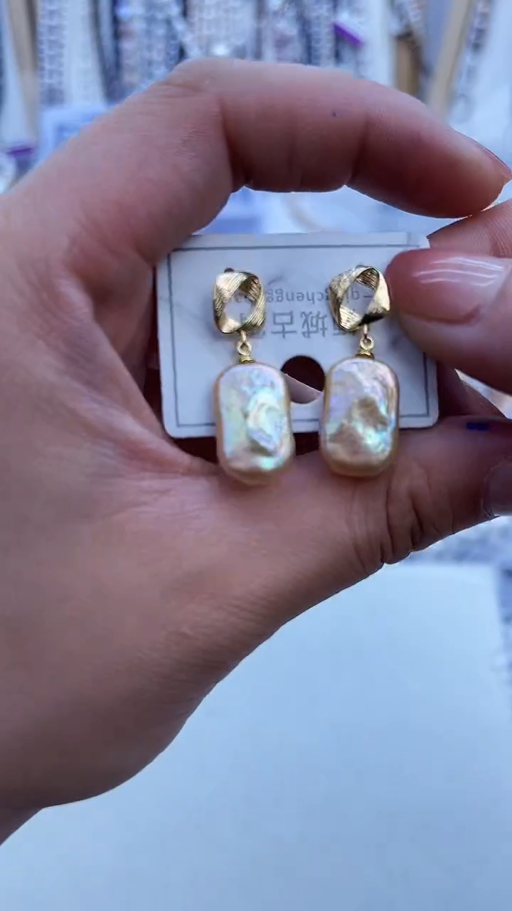 【闪购商品】淡水珍珠耳饰未镶嵌710