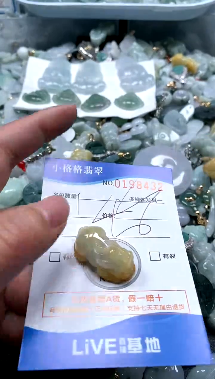 【闪购商品】翡翠颈饰未镶嵌闪购商品0198432