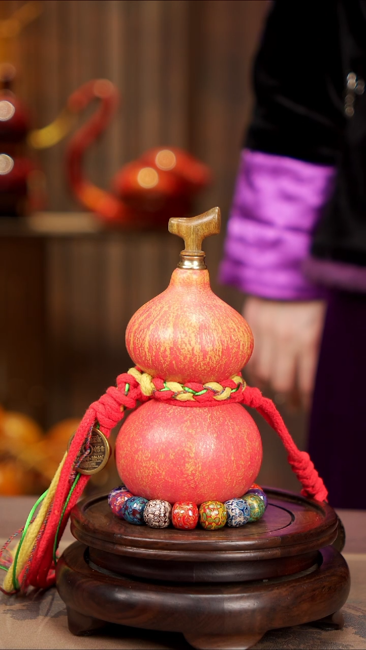 【闪购商品】86易林大漆酒葫芦----148