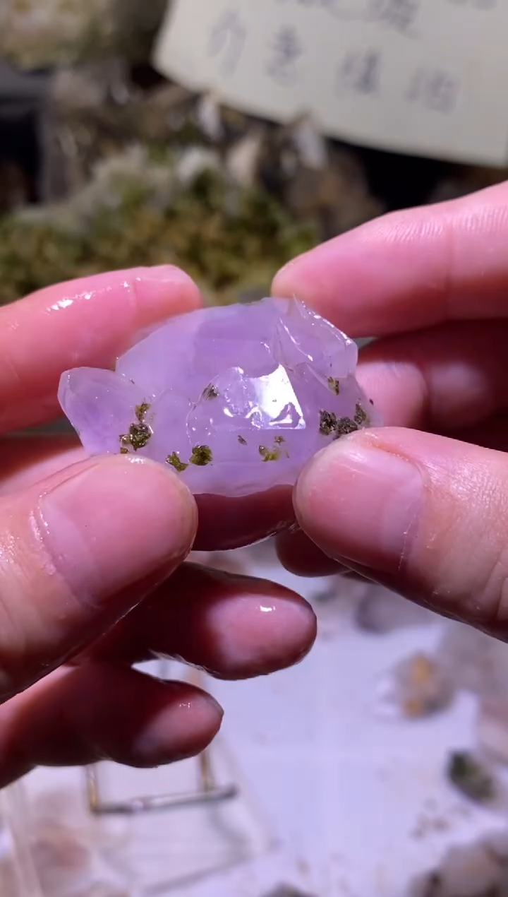未镶嵌珠宝半成品水晶50号四川美姑超七花园水晶