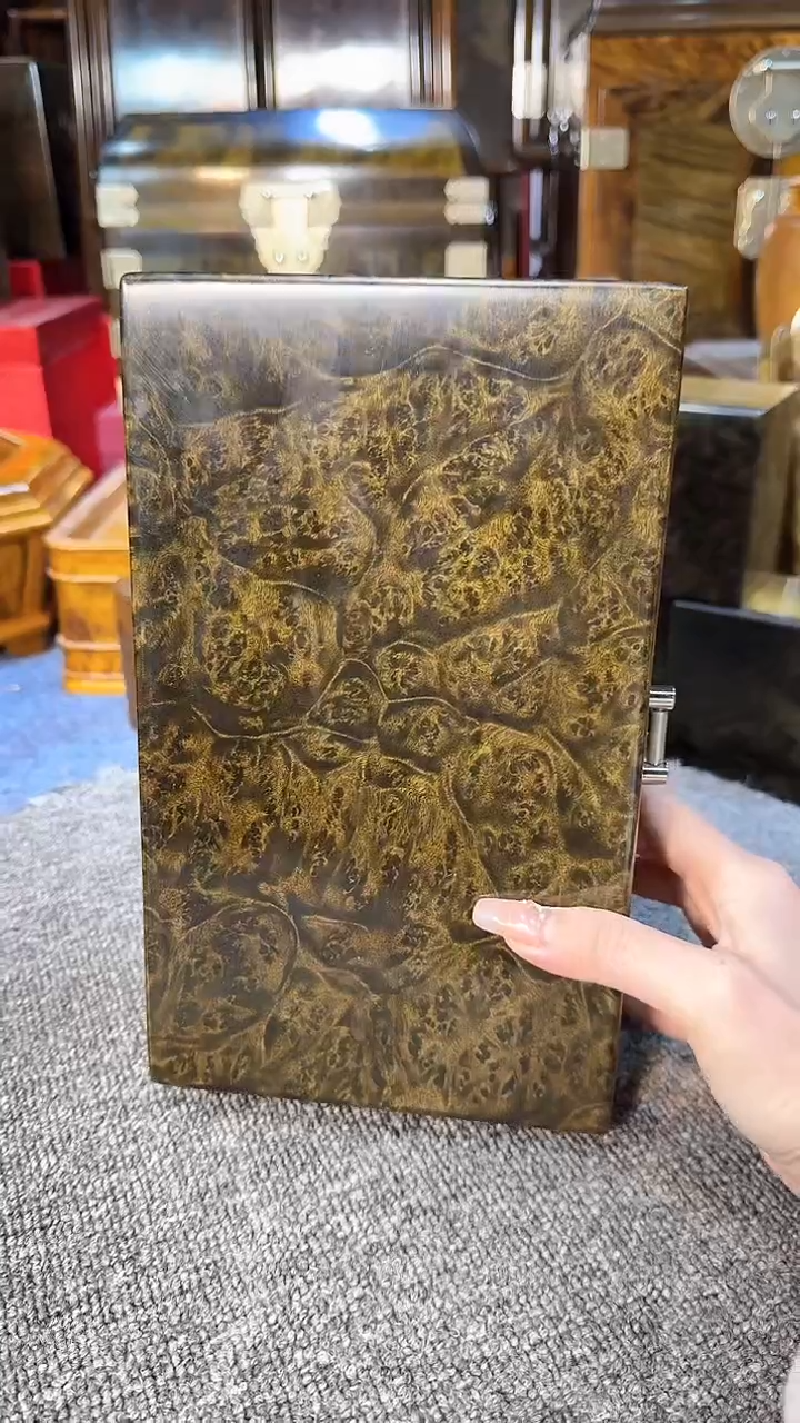 【闪购商品】乌木类成套家具阴沉乌木首饰盒Y410