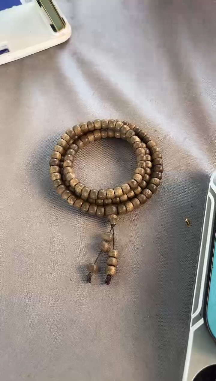 手串沉香紫奇08苹果珠多圈多样性发一