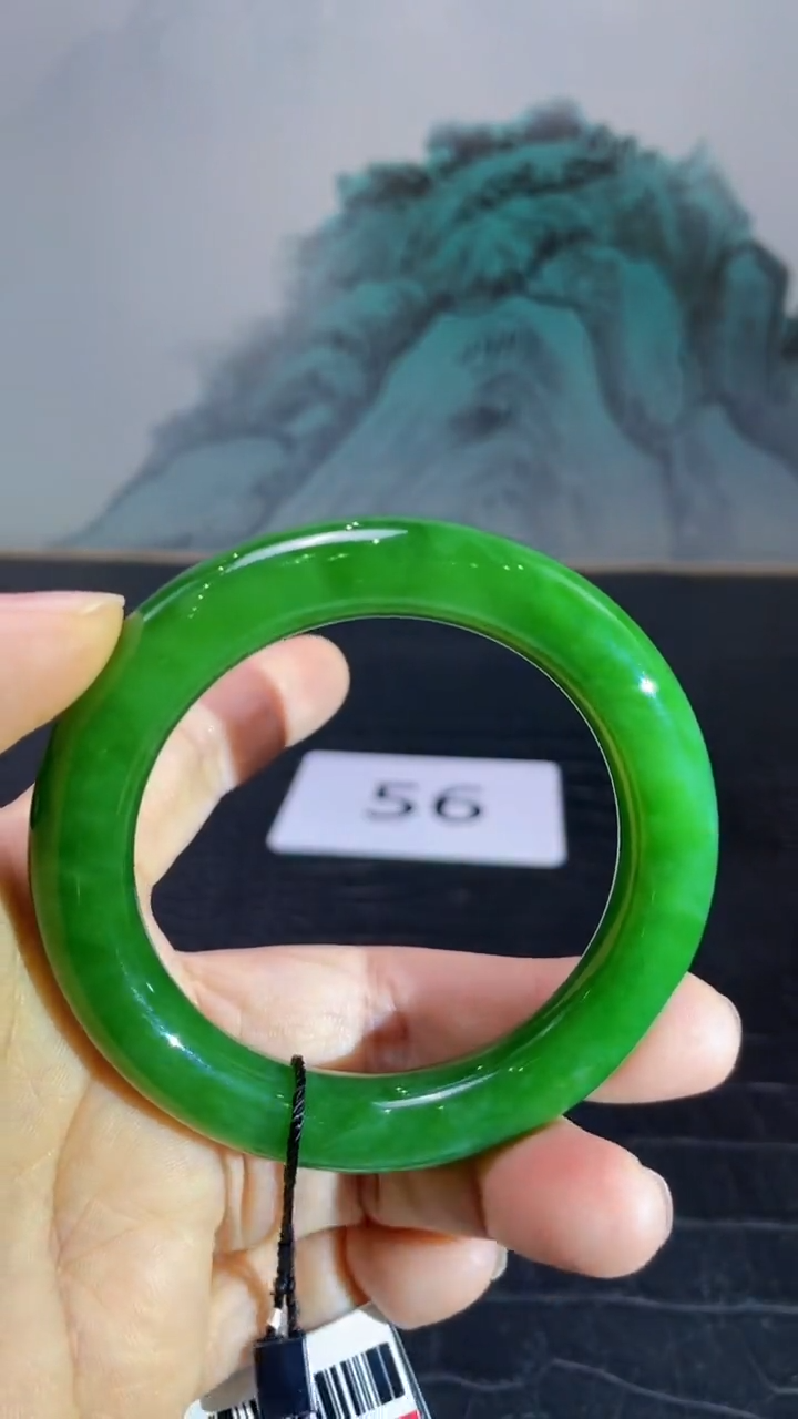 未镶嵌手镯和田玉（碧玉）若*56